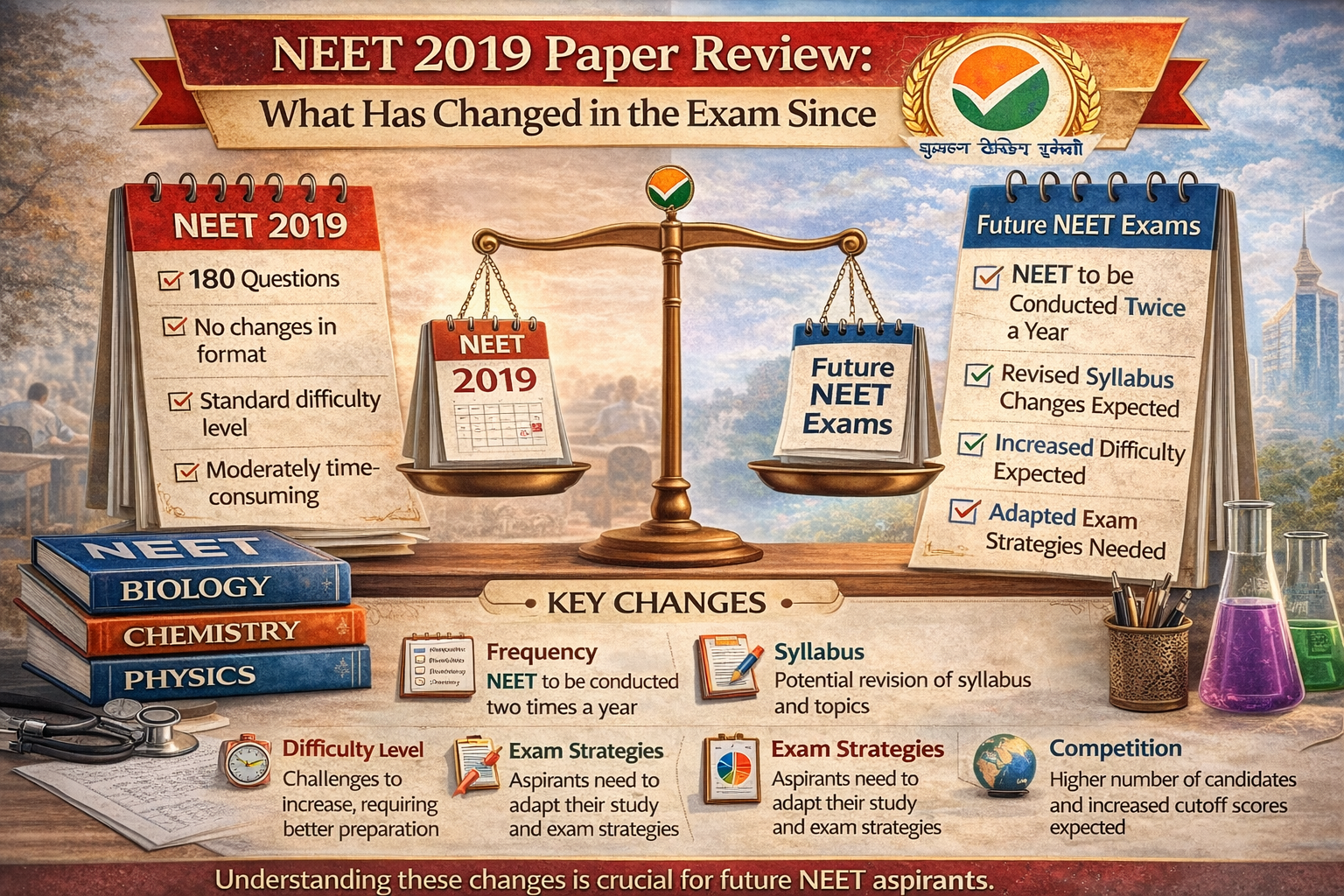NEET 2019 Paper Review: What Has Changed in the Exam Since Then | NEET Rank Predictor, NMC, WDOMS & MBBS in Georgia